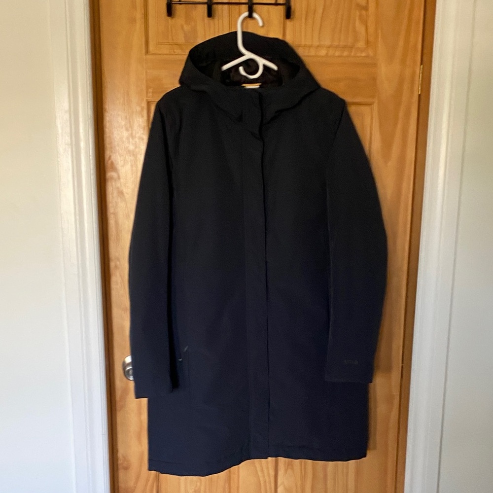 Lole Black Hooded Trench Coat